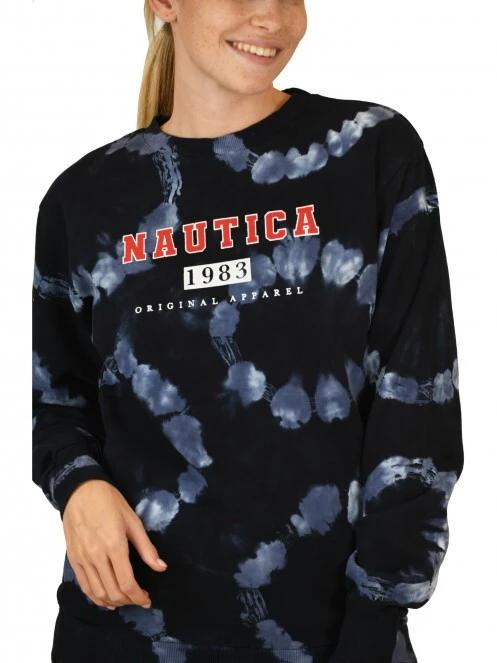 Nautica Safia Oversized Sweatshirt női pulóver kék színben 6