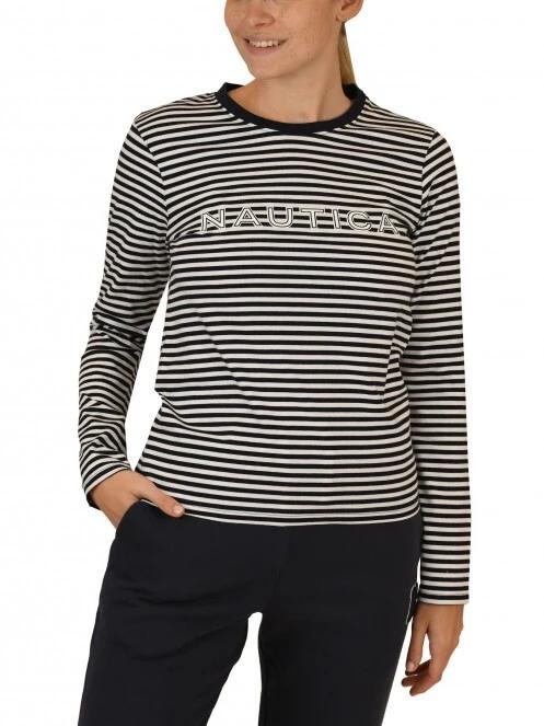 Nautica Inari LS T-Shirt női hosszú ujjú póló sötétkék színben 2