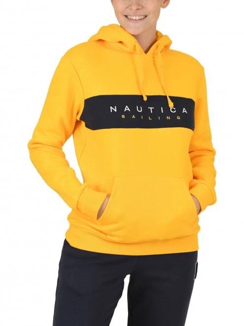Nautica Lora OH Hoody női kapucnis pulóver sárga színben 2