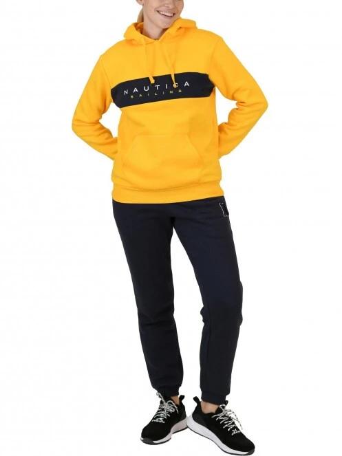 Nautica Lora OH Hoody női kapucnis pulóver sárga színben 4