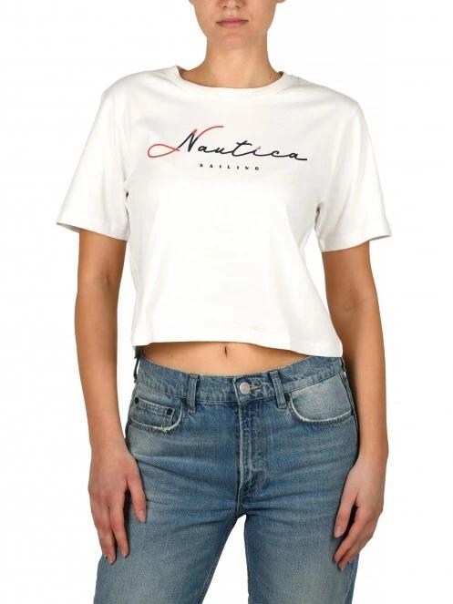 Nautica Dita Crop T-Shirt női crop top fehér színben 2