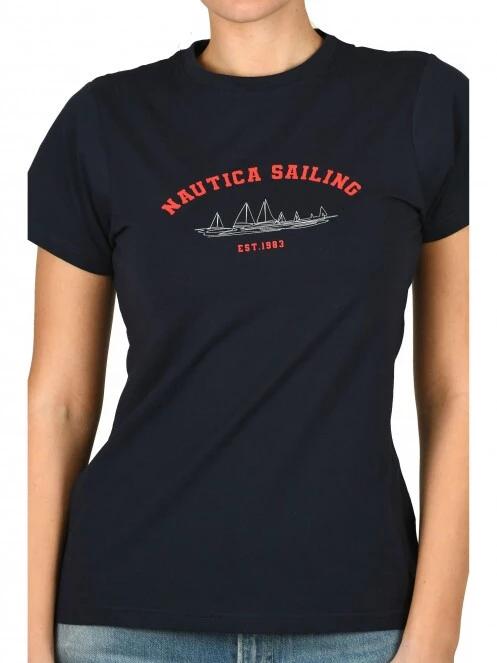 Nautica Mirais T-Shirt női rövid ujjú póló sötétkék színben 5