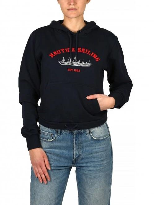 Nautica Denver OH Hoody női kapucnis pulóver sötétkék színben 2