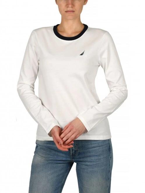 Nautica Mindy LS T-Shirt női hosszú ujjú póló fehér színben 2