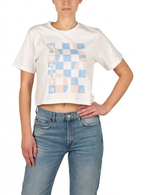 Nautica Harlow T-Shirt női crop top fehér színben 2