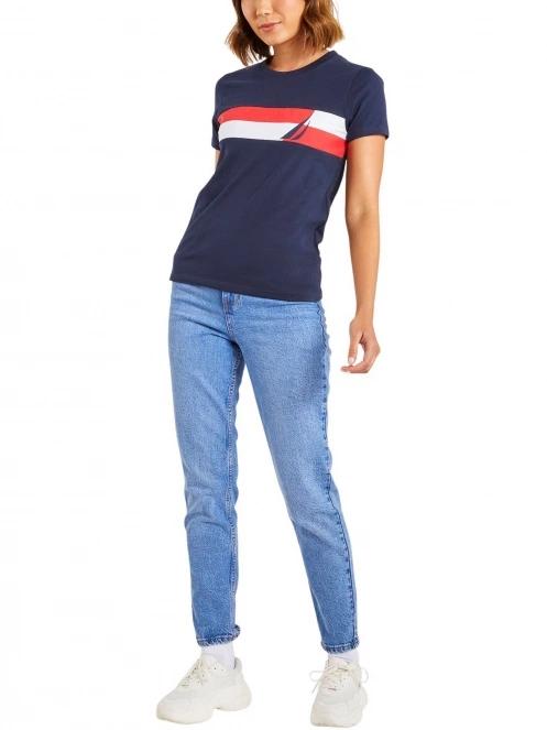 Nautica Alerie T-Shirt női rövid ujjú póló sötétkék színben 4