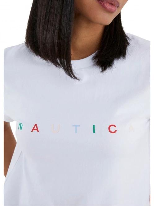 Nautica Bett T-Shirt női rövid ujjú póló fehér színben 5