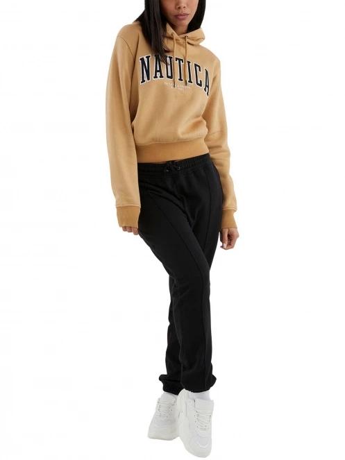 Nautica Willow OH Hoodie női kapucnis pulóver barna színben 4