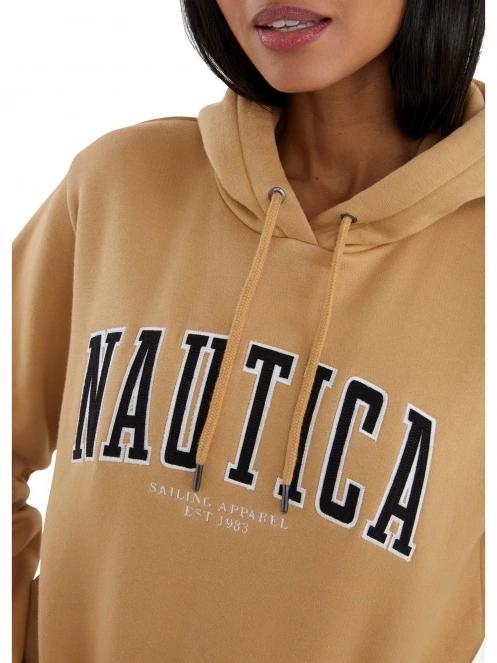 Nautica Willow OH Hoodie női kapucnis pulóver barna színben 5