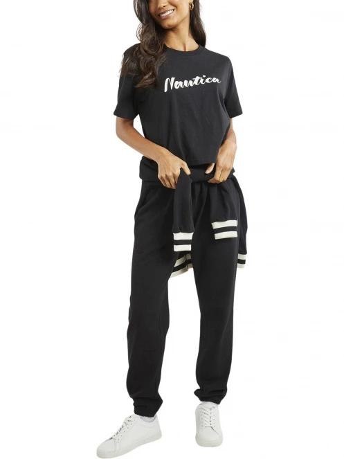 Nautica Virginia Crop T-Shirt női crop top fekete színben 4