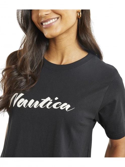 Nautica Virginia Crop T-Shirt női crop top fekete színben 5