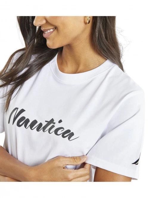 Nautica Rowena T-Shirt női rövid ujjú póló fehér színben 5