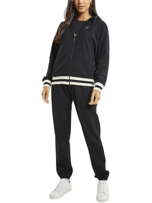 Nautica Lunaire FZ Hoody női kapucnis pulóver fekete színben 4