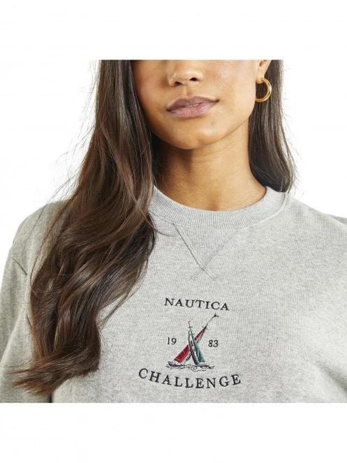 Nautica Belcarra Sweatshirt női pulóver szürke színben 5