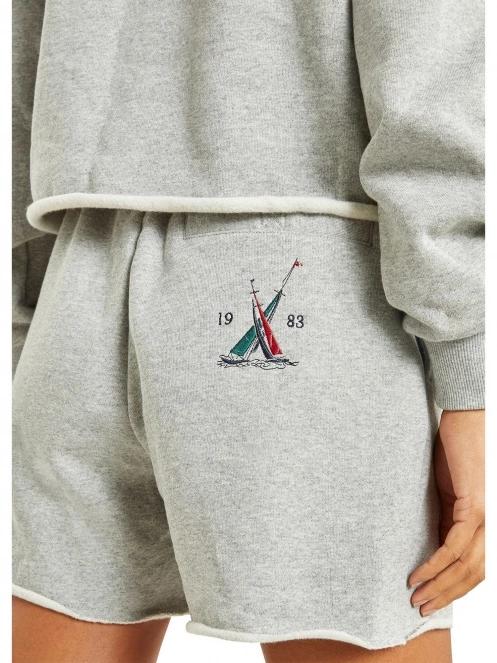 Nautica Kaslo Fleece Short női rövidnadrág szürke színben 6