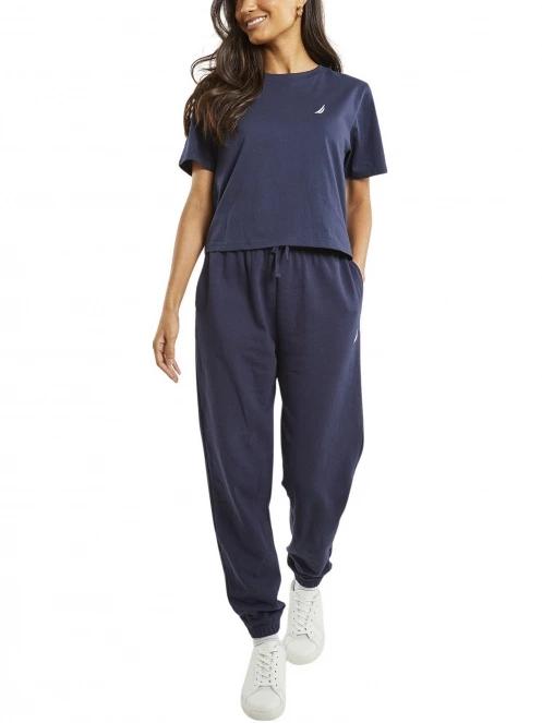 Nautica Delburn Crop T-Shirt női crop top sötétkék színben 4
