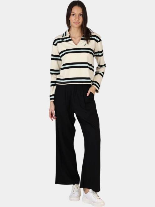 Nautica Salado LS Polo Shirt női hosszú ujjú galléros póló homok színben 6