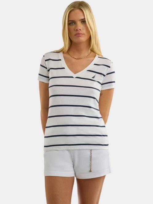 Nautica Hosta T-Shirt női rövid ujjú póló fehér színben 2