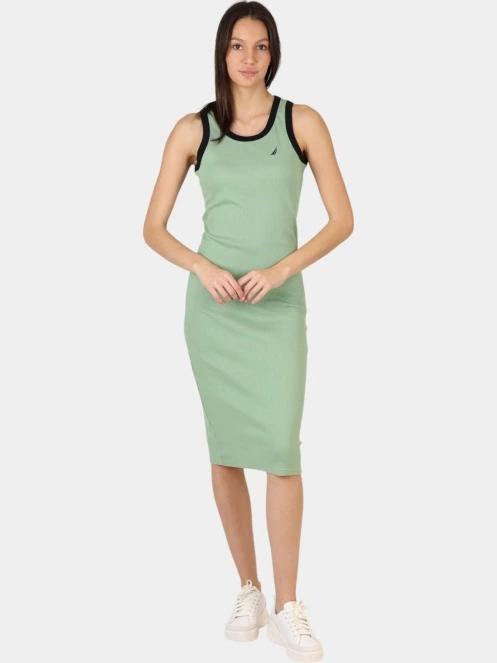 Nautica Lunaria Dress női midi ruha zöld színben 5