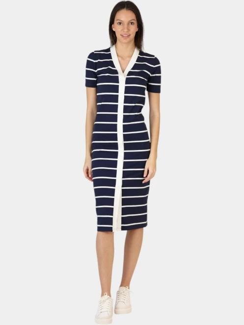 Nautica Adalee Dress női midi ruha sötétkék színben 2