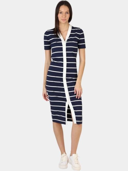 Nautica Adalee Dress női midi ruha sötétkék színben 6