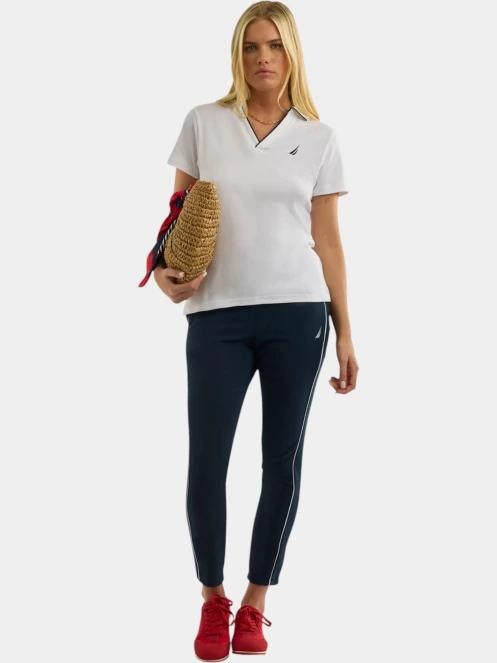 Nautica Adalynn Polo Shirt női rövid ujjú póló fehér színben 4