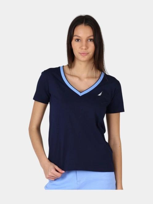Nautica Mae T-Shirt női rövid ujjú póló sötétkék színben 2