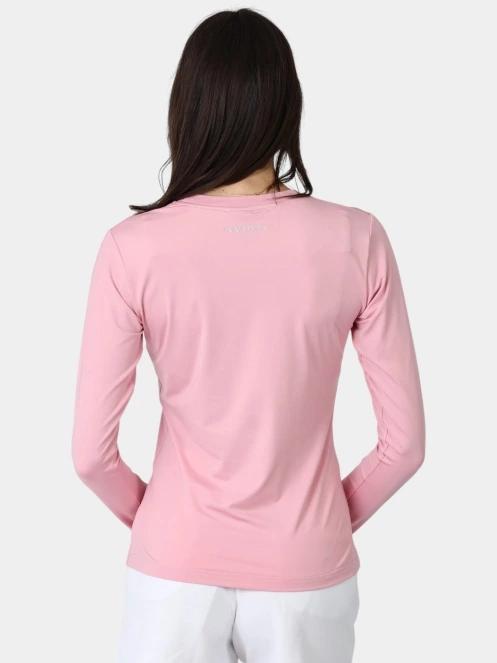 Nautica Lisa Long Sleeve T-Shirt női hosszú ujjú póló rózsaszín színben 4