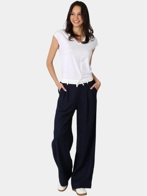 Nautica Ontario Pant női bő szárú nadrág sötétkék színben 5