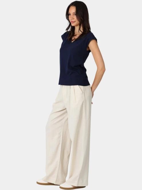 Nautica Ontario Pant női bő szárú nadrág fehér színben 5