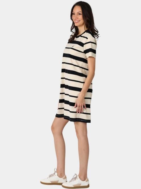 Nautica Lux Dress női pólóruha homok színben 4