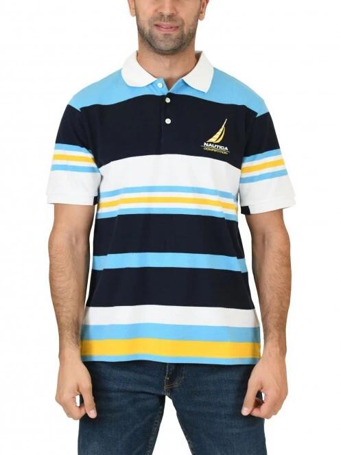 Nautica Sampson Polo Shirt férfi galléros póló sötétkék színben 2