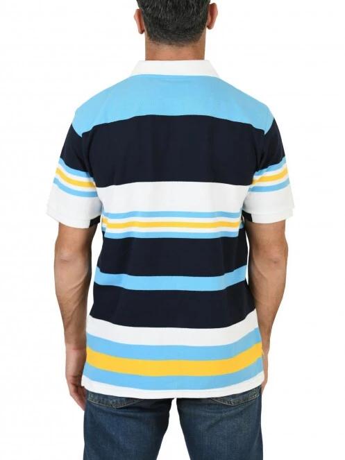Nautica Sampson Polo Shirt férfi galléros póló sötétkék színben 4