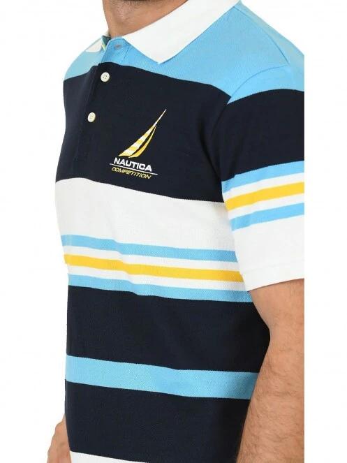 Nautica Sampson Polo Shirt férfi galléros póló sötétkék színben 6