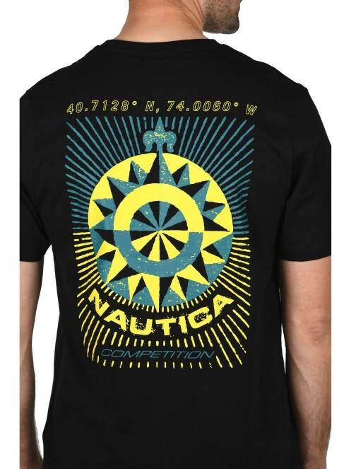 Nautica Moreton T-Shirt férfi rövid ujjú póló fekete színben 5