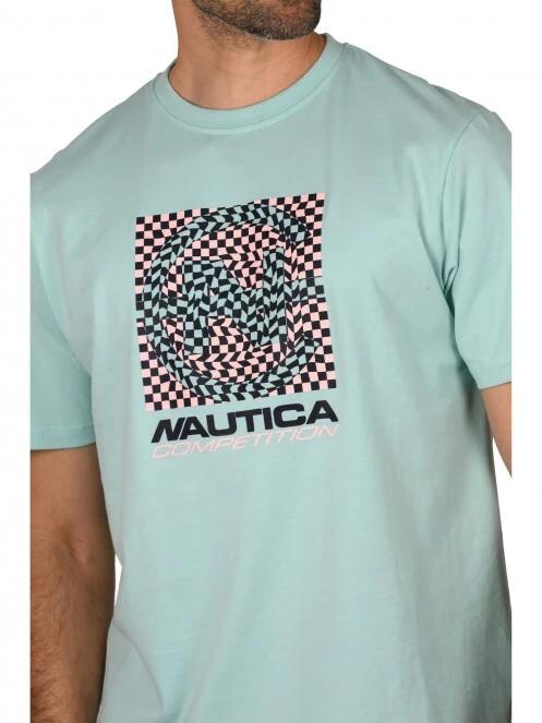 Nautica Kongs T-Shirt férfi rövid ujjú póló zöld színben 5