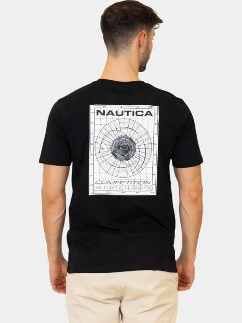 Nautica Rayon T-Shirt férfi rövid ujjú póló fekete színben 4