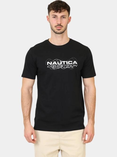 Nautica Rayon T-Shirt férfi rövid ujjú póló fekete színben 6
