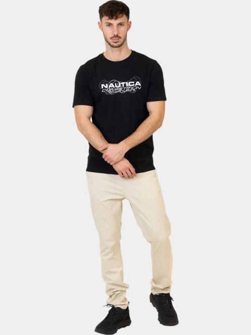 Nautica Rayon T-Shirt férfi rövid ujjú póló fekete színben 7