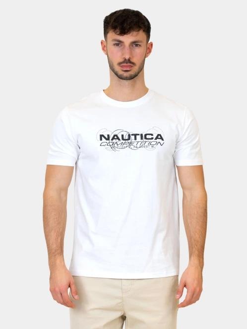 Nautica Rayon T-Shirt férfi rövid ujjú póló fehér színben 2