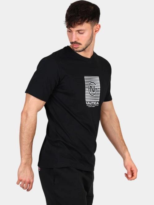 Nautica Robles T-Shirt férfi rövid ujjú póló fekete színben 5