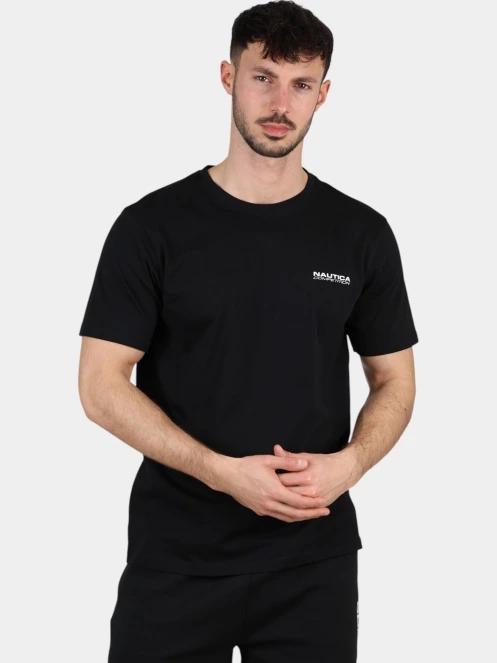 Nautica Sligo T-Shirt férfi rövid ujjú póló fekete színben 2