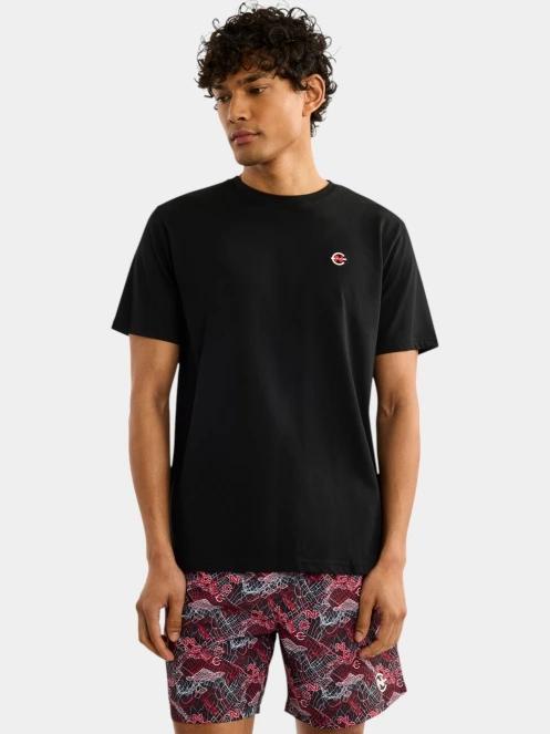 Nautica Cork T-Shirt férfi rövid ujjú póló fekete színben 2