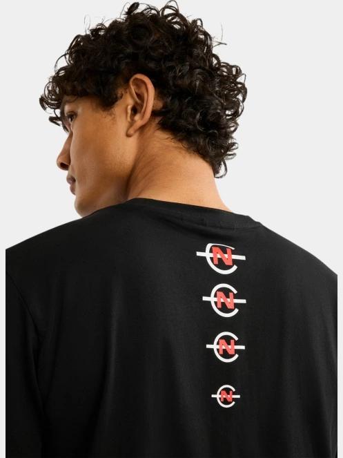 Nautica Cork T-Shirt férfi rövid ujjú póló fekete színben 6