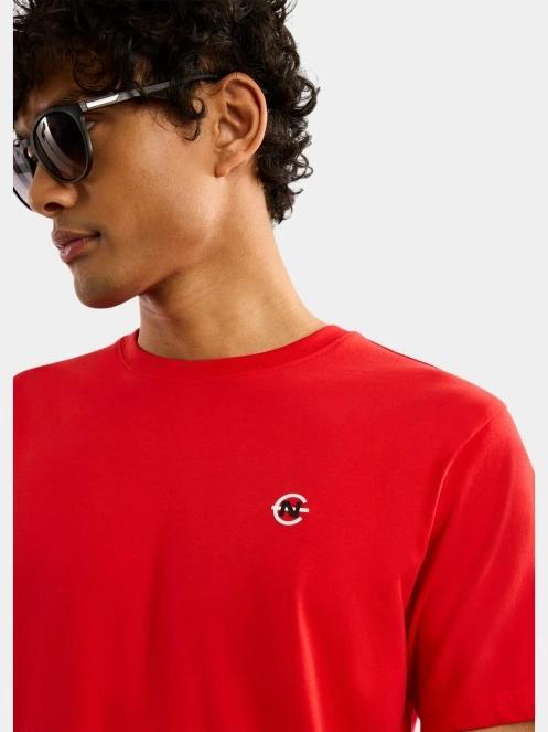 Nautica Cork T-Shirt férfi rövid ujjú póló piros színben 5
