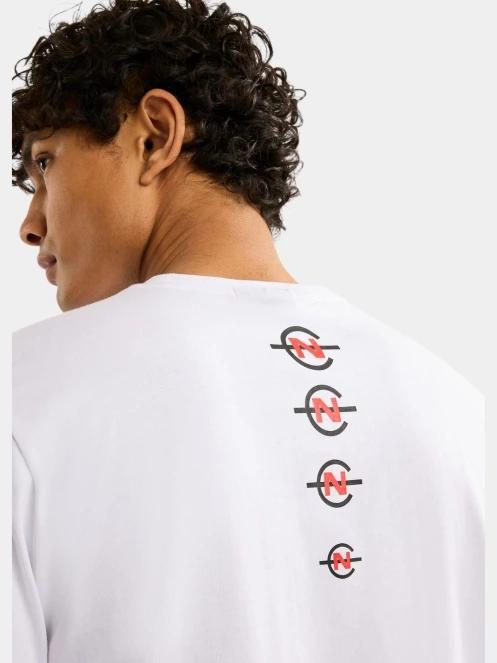 Nautica Cork T-Shirt férfi rövid ujjú póló fehér színben 6