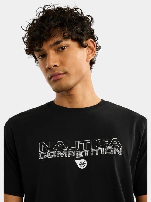 Nautica Effin T-Shirt férfi rövid ujjú póló fekete színben 5