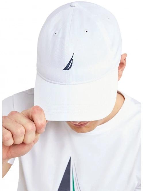 Nautica Ruck Strapback férfi baseball sapka fehér színben 3
