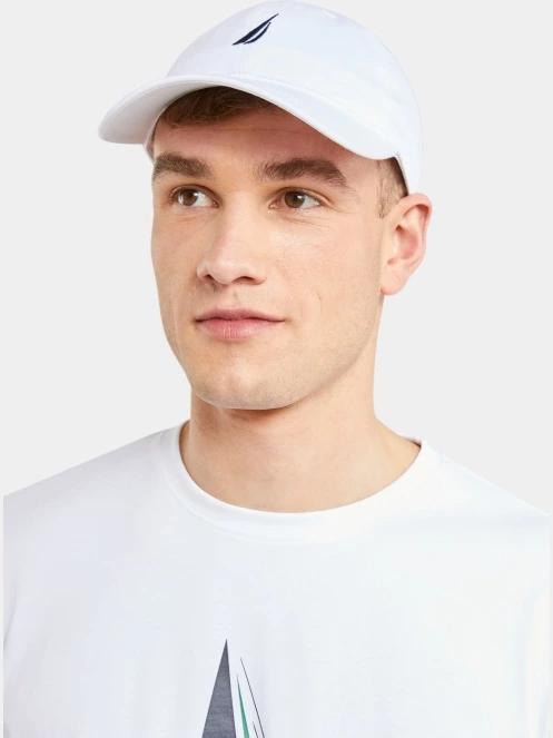 Nautica Ruck Strapback baseball sapka fehér színben 2