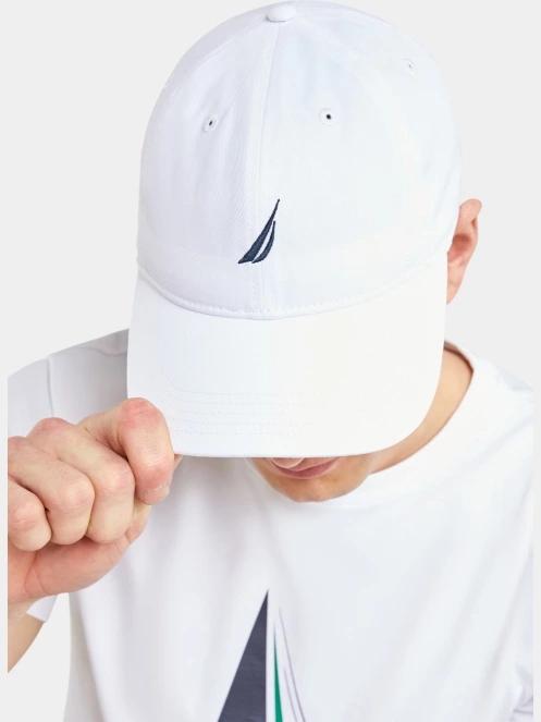 Nautica Ruck Strapback baseball sapka fehér színben 5